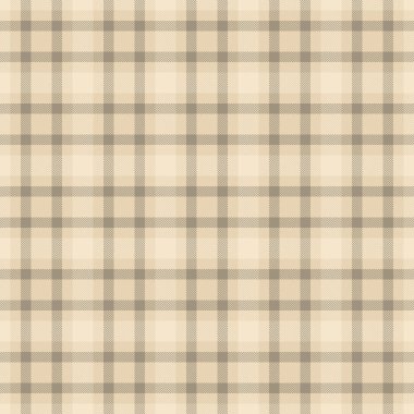 Tarafsız ekose desenli arka plan. Kumaş, duvar kağıdı veya dijital tasarım projeleri için klasik tekstil tasarımı. Sıcak, sakinleştirici, çok yönlü doku..