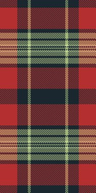 Canlı kırmızı, yeşil ve ekose desenli. Tekstil tasarımı, giyim ve tatil temalı projeler için mükemmel..