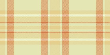 Ağ dikişsiz tartan vektör, pastel kumaş kontrol dokusu. Minimalist desenli tekstil arka plan ekoseli ışık ve kehribar renk paleti.