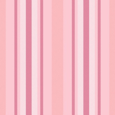 Tertemiz dikey vektör, doku dokusu kumaş. Sayfa desenli arka plan çizgisi tekstil açık ve kırmızı renk paleti.