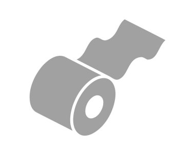 Yeni başlangıçları, ilerlemeyi ya da sürekli akışı sembolize eden dalgalı kenarlı basit bir kağıt rulosu..