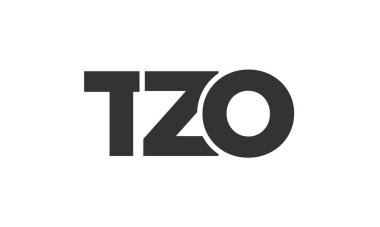 Güçlü ve modern kalın metinli TZO logo tasarım şablonu. Basit ve minimal tipografi içeren ilk tabanlı vektör logosu. Modayı takip eden şirket kimliği markalar için ideal..