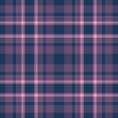 Kırsal doku vektörü, noel kartı geçmiş taraması tekstil. İpeksi tartan ekoseli kumaş pastel ve mavi renk paleti..