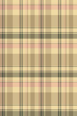 Zarif bej, zeytin yeşili ve pembe ekose desenli. Tekstil tasarımı, moda, ev dekorasyonu veya web sitesi geçmişi için mükemmel.