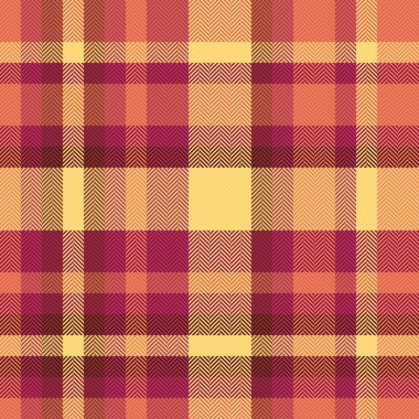 Ilık ekose desenli. Turuncu, sarı ve şarap renginde hoş ve davetkar bir kumaş. Özgeçmiş, tekstil ve sonbahar temaları için ideal. Çok yönlü arkaplan ögesi.