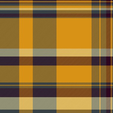 Sıcak sonbahar ekose deseni. Altının, kahverenginin ve griliğin dünyevi tonları rahat ve sofistike bir doku yaratır. Tekstil tasarımı, moda ve mevsimlik markalaşma için ideal..