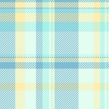 Pastel ekose desenli. Yumuşak mavi, nane yeşili ve soluk sarı renkler tekstil, web siteleri ya da markalaşma için ideal, sakin, minimalist bir tasarım yaratır..