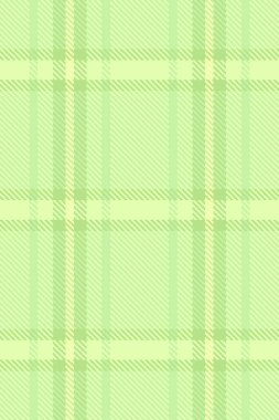 Plank desenli kumaş, soyulmuş, pürüzsüz arkaplan. Renkli tartan vektör kumaşı yeşil ve açık renk paletinde kontrol et.
