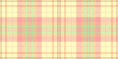 Pastel ekose desenli. Yumuşak, narin renkler arka plan, tekstil ve web sitesi tasarımı için ideal bir bahar dokusu oluşturur..