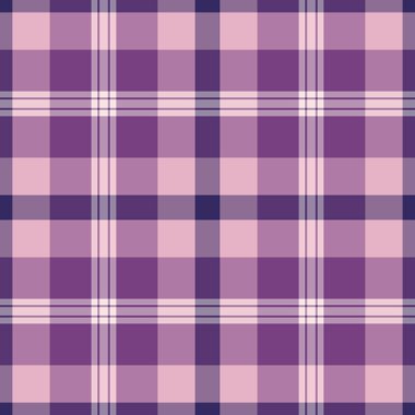 Mor renkli klasik ekose desen. Zamansız ve çok yönlü, özgeçmiş, tekstil ve tasarım projeleri için mükemmel..