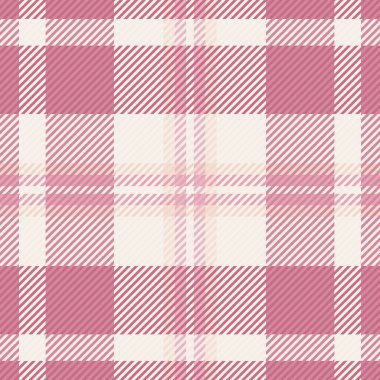 Zarif allık pembe ve krem rengi ekose desenli. Tekstil tasarımı, moda, ev dekorasyonu ve web sitesi geçmişi için mükemmel. Bu ince ama sofistike doku sıcaklığı ve rahatlığı çağrıştırıyor..