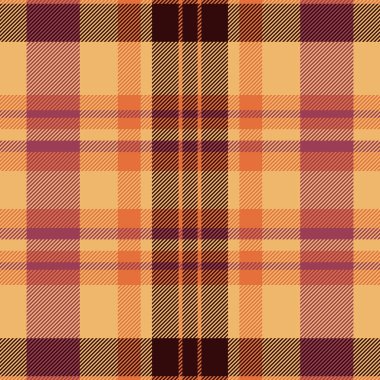 Sıcak sonbahar renklerinde klasik ekose desenler. Tekstil tasarımı, arka planlar ya da şenlikli mevsimlik projeler için ideal. Kusursuz tekrar, çok yönlü estetik..