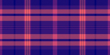 Soyut tekstil dikişsiz kumaş, yaz aylarında ekoseli kumaş. Alay ve kırmızı renk paletinde podyum desenli tartan doku vektörü.