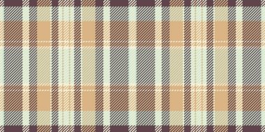 Cazibeli tekstil taşıyıcı tartan, kurdele kontrolü arka plan kumaşı. 70 'lerin desenli desenleri pastel ve açık renk paletinde kusursuz ekoseli..