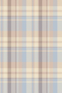 İdealik kumaş arka plan dokusu, dikişsiz vektör kontrolü. Mat tekstil desenli tartan ışık ve pastel renk paleti.
