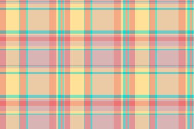 Yumuşak şeftali, mercan ve nane aromalı pastel ekose deseni. Tekstil tasarımı, hatıra defteri ya da web sitesi geçmişi için mükemmel. Bu neşeli ve çok yönlü tasarım bahar ve yaz hislerini çağrıştırıyor..