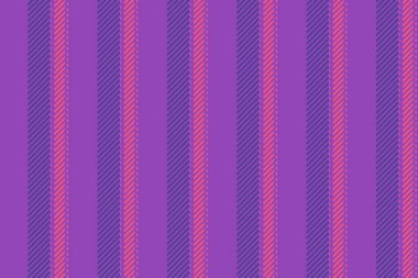 Moda kumaş desenli şerit, dikey tekstil vektörü giyin. Mor ve çivit renk paletinde yıl dönümsüz arkaplan dokusu.