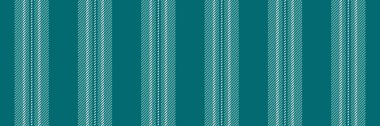 Dikey dikişsiz kumaş, kalas tekstil desenli vektör. Cyan ve teal renk paletinde eski moda satır desen çizgisi arkaplanı.