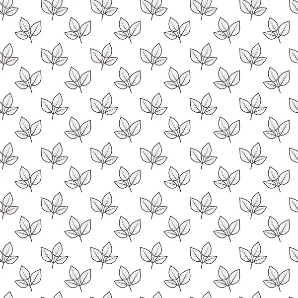 Basit yaprak motiflerinin zarif, pürüzsüz deseni. Tekstil tasarımı, duvar kağıdı, ambalaj ya da web sitesi geçmişi için mükemmel. Minimalist stil tazeliği, doğayı ve büyümeyi çağrıştırıyor..