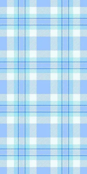 Noel ağacının dikişsiz dokusu, kumaş kumaşı, kumaş tartan vektörü. Hippi desen mavi ve naneli krem rengi paleti ile arka plan ekoseli kontrol.