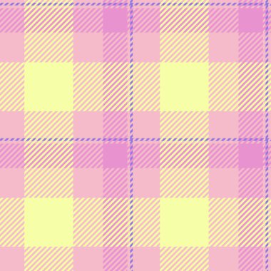 Yumuşak pastel pembe ve sarı ekose desenli. Tekstil tasarımı, hatıra defteri ya da web sitesi geçmişi için ideal. Bahar ya da yaz projeleri için mükemmel yumuşak ve kadınsı bir tasarım..