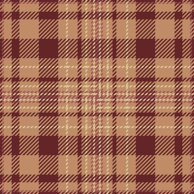 Koyu kahverengi ve bej tonlarda zarif bir sonbahar ekoseli desen. Tekstil tasarımı, giysi, web sitesi arka planı ya da hatalı temalı projeler için mükemmel.