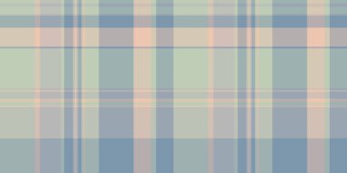 Rahatlatıcı tartan kumaş, yenilenmiş vektör dikişsiz ekose. Pastel ve gri renk paletinde boya desenli arkaplan kontrolü.
