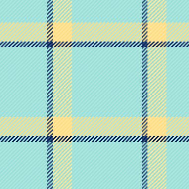 Düz pastel ekose desenli, mavi, açık sarı ve deniz mavisi. Tekstil tasarımı, web sitesi geçmişi veya el işi projeleri için mükemmel.