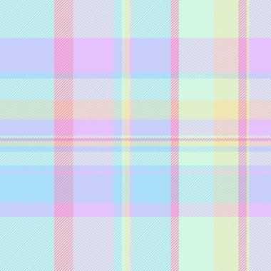 Pastel ekose desenli. Hassas renklere ve yumuşak dokuya sahip kusursuz tekstil tasarımı, arka plan, kumaş ve yaratıcı projeler için mükemmel..