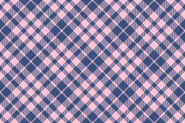 Klasik ekose desenli yumuşak pembe ve lacivert. Tekstil, tasarım ve dijital medya için çok yönlü bir arka plan. Konforlu, geleneksel veya modern projeler için kullan.