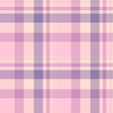 Yumuşak, kadınsı dokunuşlu yumuşak ekose desenli. Pembe ve morların kombinasyonu tekstil, arkaplan ve el sanatları için mükemmel rahat ve çok yönlü bir tasarım yaratır..