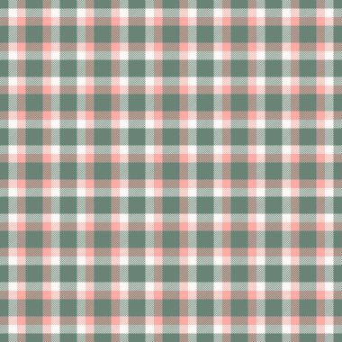 Zarif pastel pembe ve adaçayı yeşili ekose desenli. Tekstil tasarımı, web sitesi geçmişi veya el işi projeleri için mükemmel.