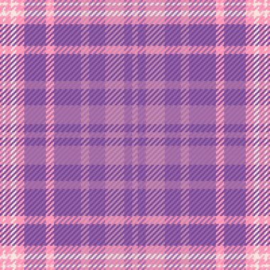 İnce pembe ve mor ekose desenli. Zarif, dokulu tasarım tekstil, giyim veya web sitesi geçmişi için mükemmel. Yumuşaklık, rahatlık ve sofistike duyguları çağrıştırır..