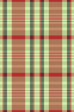 Meşhur desensiz vektör, pejmürde çek dokusu kumaşı. Açık ve yeşil renk paletinde çizgi tartan tekstil ekose arkaplanı.