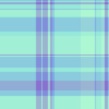 Hippi desenli kumaş, dekoru tartan ekose arka plan. Cyan ve mavi renk paletinde kusursuz tekstil kontrolü.