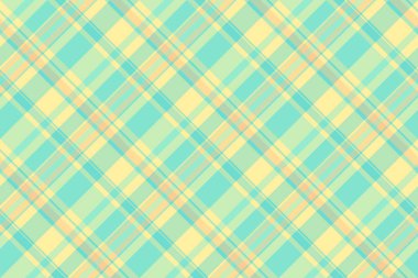 Pastel ekose desenli turkuaz, sarı ve şeftalili. Özgeçmiş, tekstil, el işi ya da giysi tasarımları için çok yönlü, pürüzsüz bir doku. Taze parlak.