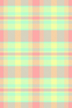 Afrika yapımı ekosesiz, sonbahar kumaşlı ekose kumaş. Işık ve kırmızı renk paletinde antik vektör dokusu.