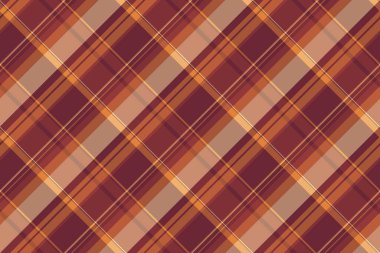 Sıcak sonbahar tonlarında zarif çapraz ekoseli desen. Hatalı tasarım, tekstil baskısı, web sitesi arka planı veya el işi projeleri için mükemmel.