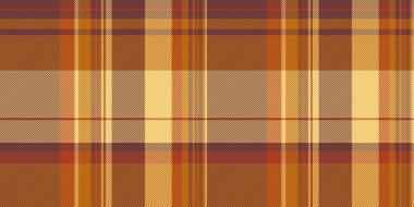 Saf vektör tekstil deseni, rahat arka plan kumaşı. Özelleştirilebilir desen, kırmızı ve turuncu renk paletinde ekose tortu..