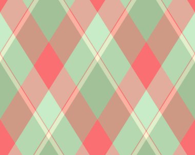 Zarif pastel ekose desenli. Yumuşak mercan, nane yeşili ve elmasların renginde taupa rengi olan kusursuz bir tasarım. Tekstil baskıları, web sitesi geçmişi ya da yapıştırma kitabı projeleri için mükemmel.