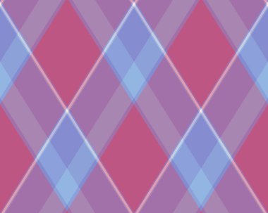 Argyle geometrik eşkenar dörtgenin kusursuz deseni. Harlequin duvar kağıdı tasarımını kontrol et. Web geçmişi için klasik elmas şekilli tekstil malzemesi, baskı kumaşı, kazak, ambalaj kağıdı, hediye kartı, davetiye.