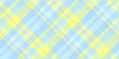 Pastel tekstil ekose arka plan, pijama desenli kumaş kumaş tartan. Paketleme vektör deseni açık ve sarı renk paletinde kontrol edilsin.