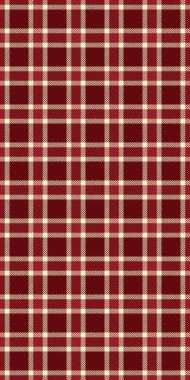 Bağımsızlık Günü vektör şablonu arka planı, dokuma dokusu pürüzsüz. Soylu kestane rengi ve badem renginde şeritli kumaş desenli ekose..