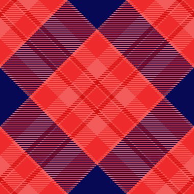 Canlı mercan ve ekose desenli. Geometrik tekstil tasarımı moda, ev dekorasyonu veya web sitesi geçmişi için idealdir. Modern ve şık, bu kusursuz doku sıcaklığı ve enerjiyi çağrıştırıyor..