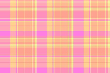 Noel kartı deseni kumaş kumaş, renk kontrolü desenli ekose. 1970 'lerin kırmızı ve pembe renk paletinde renksiz tartan arkaplanı.