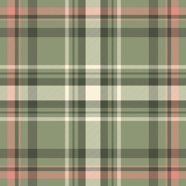 Sönük yeşil, bej ve kızarık tonlarda zarif ekose desenler. Arkaplan, tekstil veya herhangi bir tasarıma klasik tarz eklemek için ideal.
