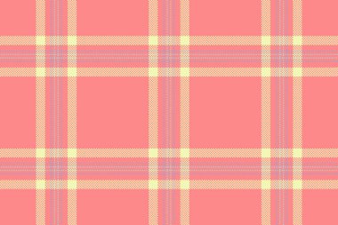 Pastel pembe ve sarı ekose desenli. Moda, ev dekorasyonu ve web tasarımı için kusursuz tekstil dokusu. Bu yumuşak, neşeli tasarım sıcaklık ve rahatlığı çağrıştırıyor..