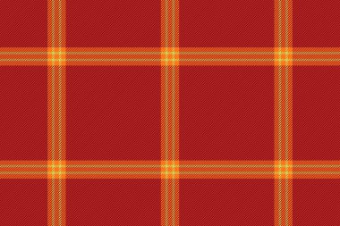 Canlı kırmızı ve turuncu ekose desenli. Tekstil tasarımları, web sitesi geçmişi veya sonbahar temalı projeler için mükemmel.