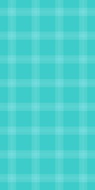 Modaya uygun arka plan ekoseli vektör, kumaş pürüzsüz doku. Gök mavisi ve cyan renk paletinde pahalı tartan tekstil denetim deseni.
