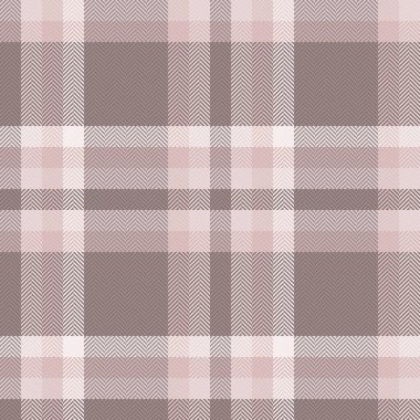 Zarif ringa kemiği ekose desenli yumuşak pembe ve taupe. Tekstil tasarımı, giysi, web sitesi geçmişi veya el işi projeleri için mükemmel..